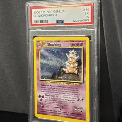 Pokemon TCG Slowking 14/111 Neo Genesis PSA 5 EX - Image 2