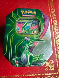 Pokemon TCG Paradox Clash Tin Iron leaves Factory Sealed - Image 1