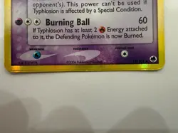 Pokemon Typhlosion Delta Species Reverse Holo 12/101 Dragon Frontiers English - Image 4