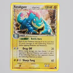 Feraligatr (Delta Species) 2/101 Dragon Frontiers Reverse Holo MP Pokemon TCG - Image 1