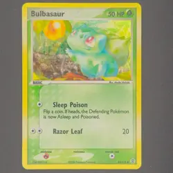 Bulbasaur Reverse Holo 54/112 FireRed & LeafGreen Pokemon English LP - Image 1