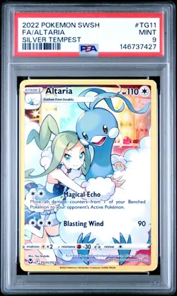 PSA 9 | Pokemon TCG | Silver Tempest | Altaria #TG11 - Image 1