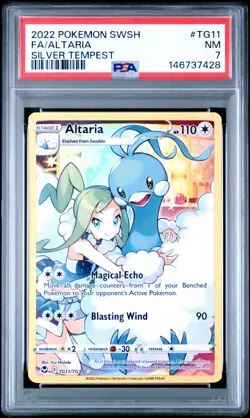 PSA 7 | Pokemon TCG | Silver Tempest | Altaria #TG11 - Image 1