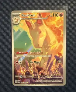 Pokemon TCG: Rapidash 189/182 Sv10 Destined Rivals IR Holo - Image 1