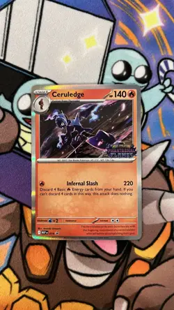 Ceruledge MEP 014 - Pokemon TCG Phantasmal Flames 2025 Pre Release Promo - Image 1