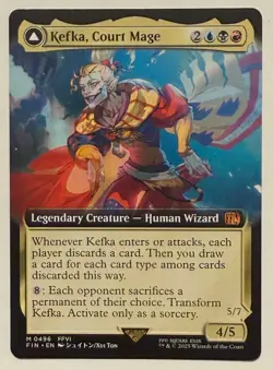 Kefka, Court Mage Extended Art - Mythic - Final Fantasy MTG - Image 1