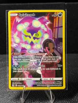 Spiritomb TG09/TG30 Holo Lost Origin Trainer Gallery Pokemon NM - Image 1