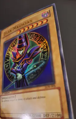 YuGiOh Dark Magician LOB-005 + Red-Eyes B. Dragon LOB-070 1st Ed Ultra Rare Holo - Image 4