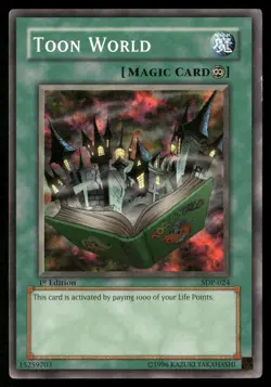 Toon World SDP-024 Starter Deck: Pegasus Yu-Gi-Oh 1st Edition LP - Image 1