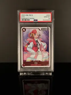 ✅2022 One Piece Romance Dawn Errata UTA PSA 10 GEM #005 RARE - Image 1