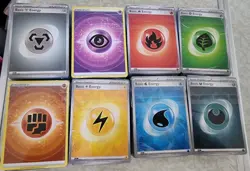 Pokemon 100 Bulk Energy Common and Uncommon Cards MINT Deck Building - Image 1