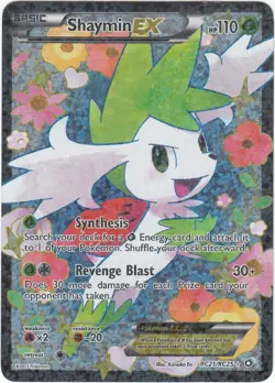 Pokemon TCG Trading Card Game SHAYMIN EX Holo RC 21 / RC 25 Legendary Treasures - Image 3
