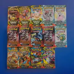 Pokemon 14 New Sealed Packs Of Cards - Image 1