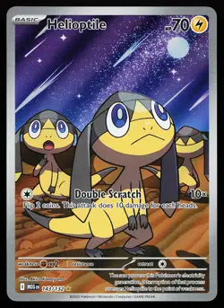 Helioptile 143/132 Holo Illustration Rare Mega Evolution Pokemon Card - Image 1