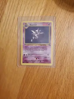 Haunter 21/62 Pokemon Fossil Unlimited Rare Card WOTC LP Excellent Condition - Image 1