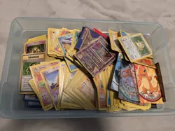 Small Tote Of Old Pokemon Cards - Image 1