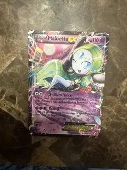 Pokemon TCG Card Legendary Treasures Radiant Collection Meloetta EX RC11/RC25 - Image 1