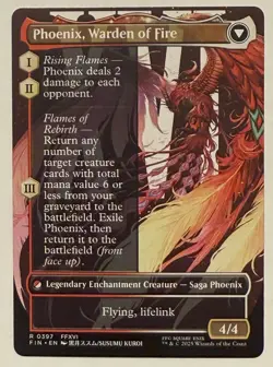 Joshua, Phoenix's Dominant Borderless - Final Fantasy MTG - Image 2