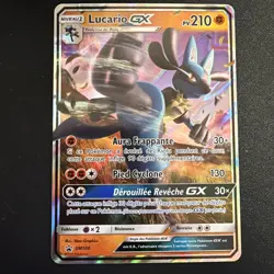 Pokemon TCG Lucario GX Promo SM100 Holo SM Set 210 HP Card - Image 1