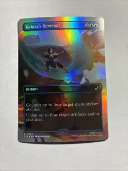 Katara's Reversal (Borderless) Avatar: The Last Airbender Foil MTG + Bonus Card! - Image 1