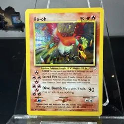 HO-Oh Neo Revelation Unlimited- 7/64 - DOUBLE HOLO Error Card!! - MP+ Condition - Image 1