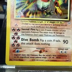 HO-Oh Neo Revelation Unlimited- 7/64 - DOUBLE HOLO Error Card!! - MP+ Condition - Image 5