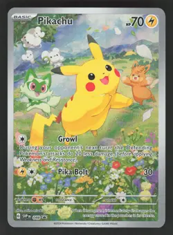 Pikachu 088 Pokemon TCG SV: Scarlet & Violet Promo Cards NM - Image 1