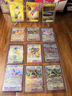 Lot of 12 Pokemon Full Art EX IR SIR Mega Promo Cards Vmax Holo NM - Image 1