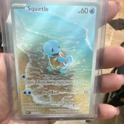 151 Pokemon TCG MEW Set Squirtle Wartortle Blastoise EX Holo Cards - Image 2