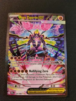 Mega Zygarde EX Perfect Order SIR 120/088 Pokemon Card TCG PACK FRESH MINT - Image 1