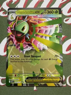 Pokemon TCG Mega Meganium Ex 010/217 Ascended Heroes NM Pack Fresh Single Card - Image 2