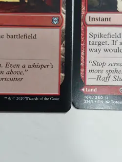 2x Spikefield Hazard Spikefield Cave MTG Zendikar Rising NM Magic Regular - Image 5
