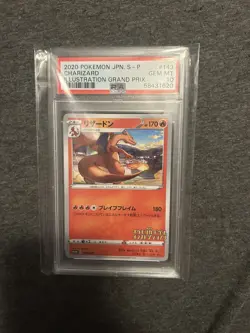 PSA 10| 2020 Pokemon Card Promo Charizard 143/S-P Illustration Grand Prix JPN - Image 1