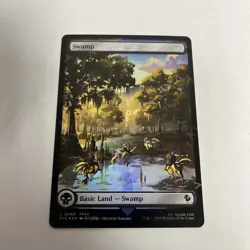 Swamp Chocobo Track Foil Card #0480 MTG LP - Image 1