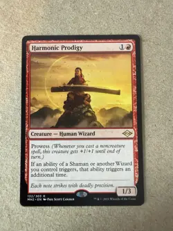 MTG Magic Harmonic Prodigy 132 Modern Horizons 2 NM - Image 1