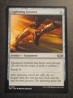 Lightning Greaves U Commander: Tarkir: Dragonstorm 0102 NM - Image 1