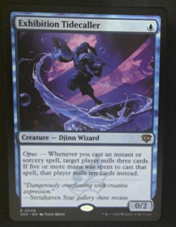 Exhibition Tidecaller NM - MTG: Secrets of Strixhaven SOS R0048 [Regular] - Image 1