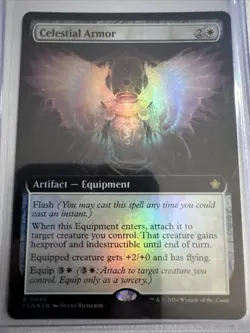 Celestial Armor Extended (NM Foil) FDN-0443 Rare MTG - Image 3