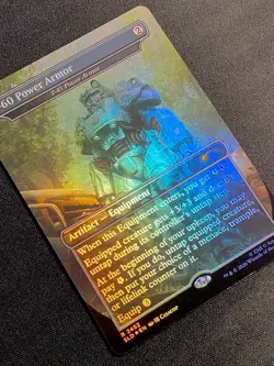 T-60 Power Armor (T-45) Foil R 2452 Fallout Secret Lair SLD MTG NM+ - Image 3