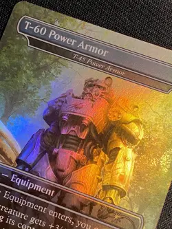 T-60 Power Armor (T-45) Foil R 2452 Fallout Secret Lair SLD MTG NM+ - Image 4