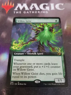 Mtg. 2x Willow Geist. Extended Art. Innistrad: Midnight Hunt. Pack Fresh - Image 1