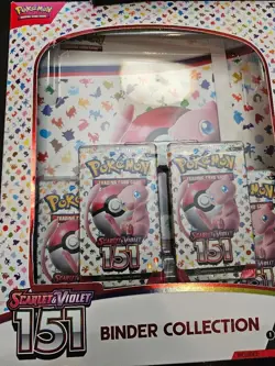 2 Pokemon Scarlet & Violet 151 Binder Collection Box Mew English 2023 TCG - Image 1