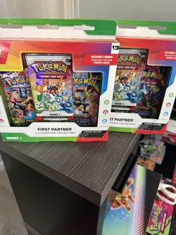 Pokemon TCG First Partner Illustration Collection Series 1 Sealed box - Image 1