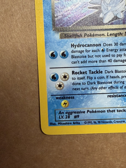 Pokemon TCG - Dark Blastoise 3/82 Team Rocket Holo Rare WOTC 1999 - Image 3