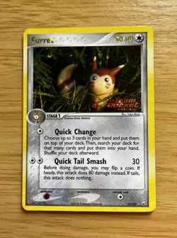 Pokemon TCG FURRET 22/109 Reverse Holo. Stamped. EX Team Rocket Returns. NM/M - Image 1