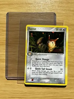 Pokemon TCG FURRET 22/109 Reverse Holo. Stamped. EX Team Rocket Returns. NM/M - Image 4