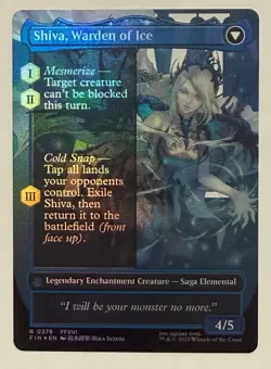 Jill, Shiva's Dominant Borderless Foil - Final Fantasy MTG - Image 2