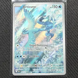 Pokemon Articuno Illustration Rare Full Art Holo 161/159 Journey Together 2025 - Image 1