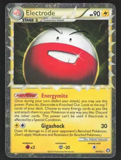 Electrode 93/102 Prime Pokemon TCG Holo Triumphant MP - Image 1