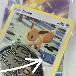 SEALED HD SWIRL 🌀💫 Brilliant Stars Blister Pack Eevee SWSH190 Promo Pokemon - Image 1